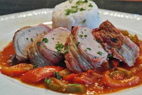 Bacon Wrapped Pork Tenderloin